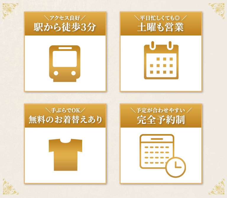 好評な4つのポイント